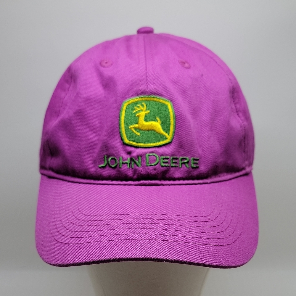 John Deere Pink Adjustable Baseball Cap Hat Womens